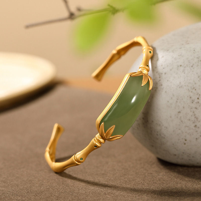 BambooGrace™ | Eleganter antiker Bambusarmreif