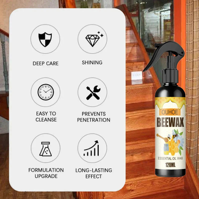 WoodRevive® | Natural Beeswax Spray