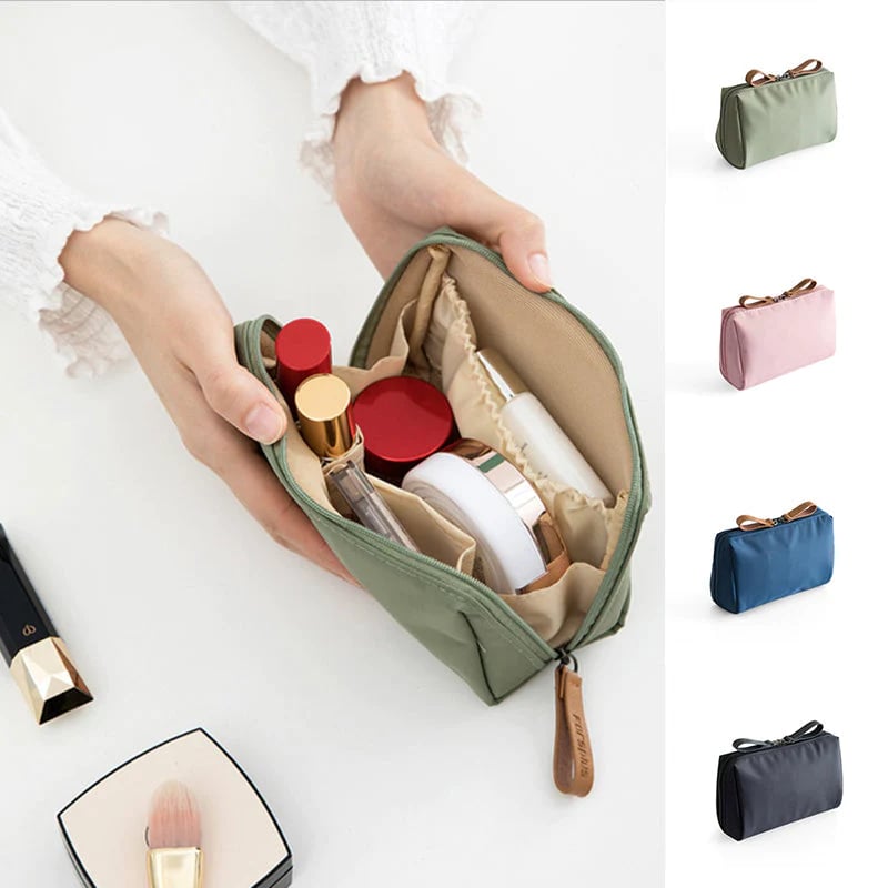 TravelChic® | DuoZip Kosmetiktasche – große Kapazität, ideal für Reisen & Alltag