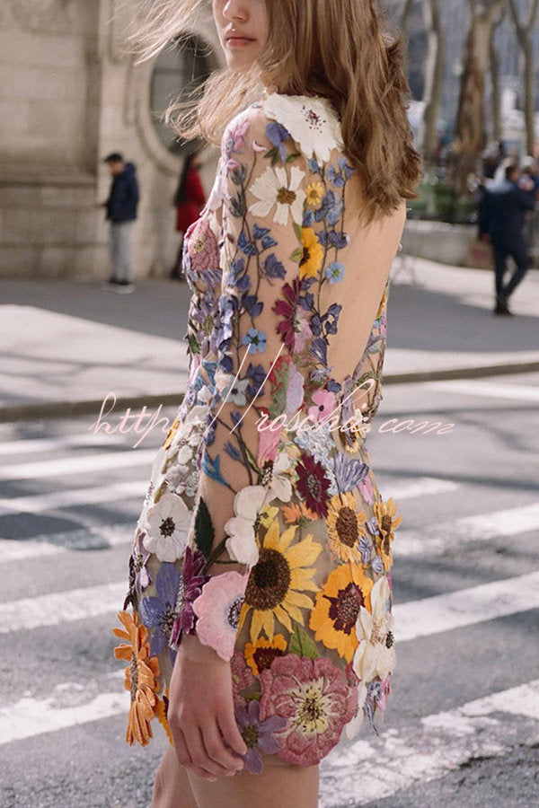 50% RABATT | Bloomveil™ | Enchanted Floral Minikleid