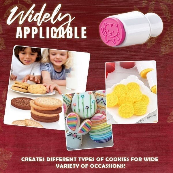 SweetPress® | StampSet Ausstecher & Stempel – individuelle Keksmotive