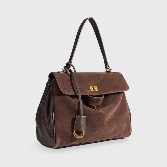 Veloura™ | Premium-Wildleder-Umhängetasche