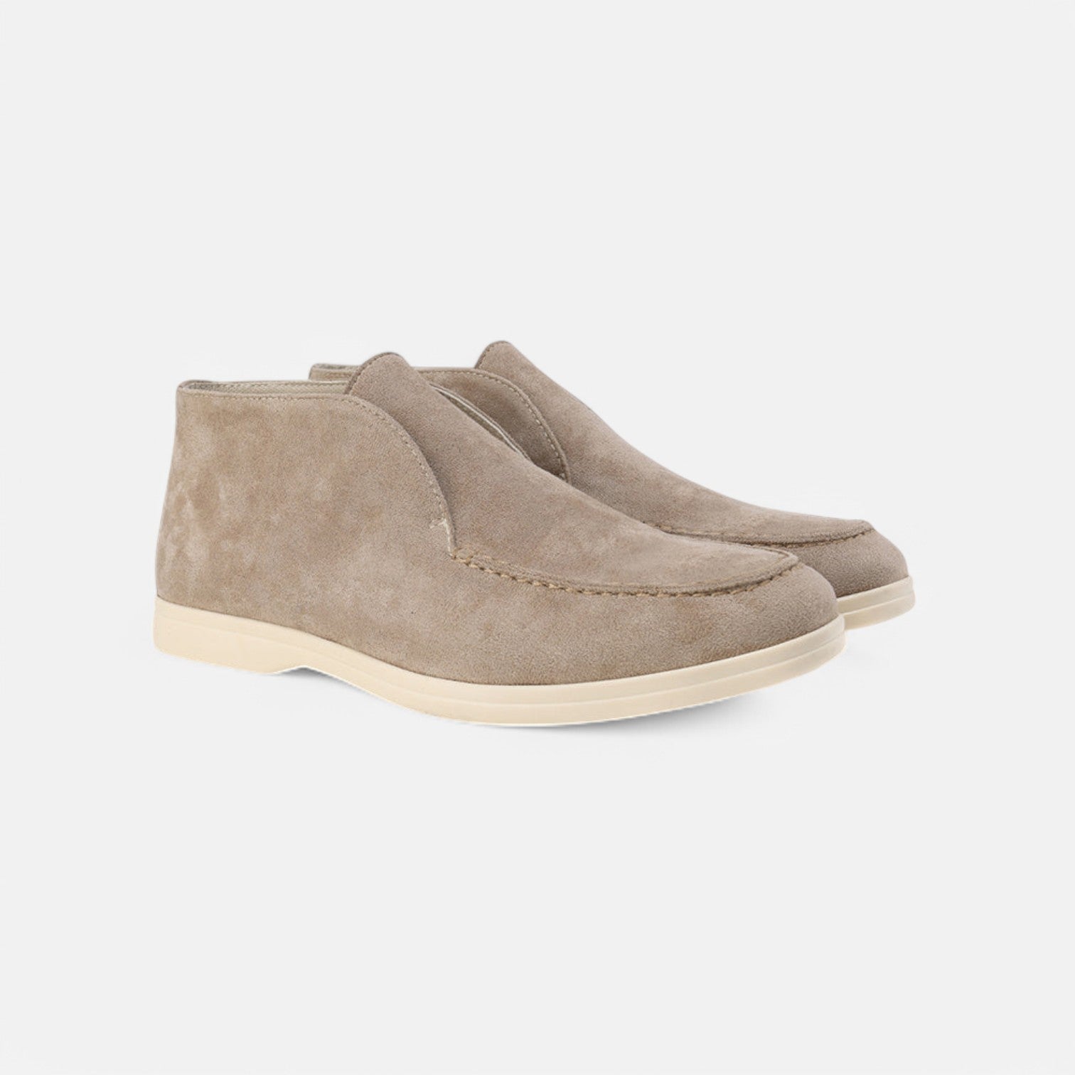 High-Top Suede Loafers – Classic Luxury for Men