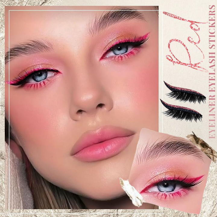 1+1 GRATIS | Twinkra™ | Wiederverwendbare Glitter Eyeliner Wimpernaufkleber