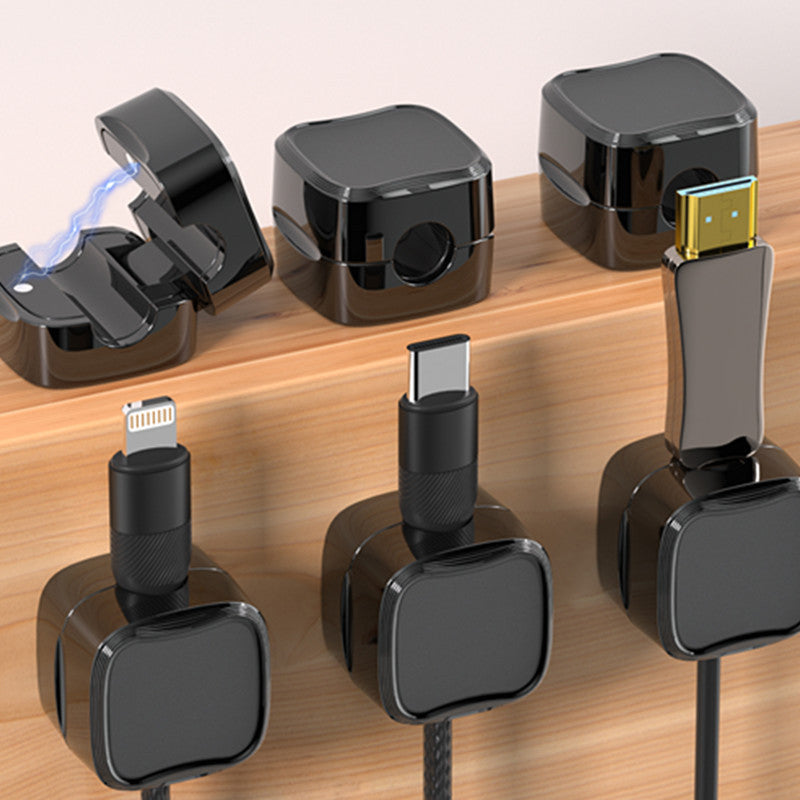 MagniClip® | Magnetischer Kabelspeicher-Organizer