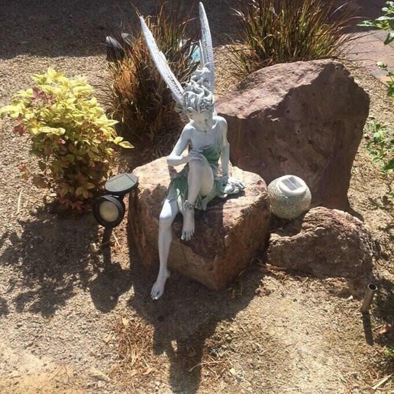 50% RABATT | Elvara™ | Sitzende Elf Skulptur