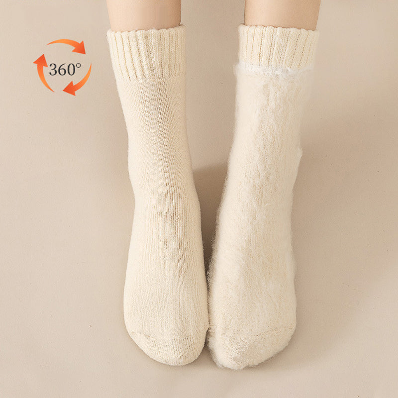 2+1 GRATIS | Kuschelige Unisex-Winter-Thermosocken aus Samt™ - Halten Sie Ihre Füße warm und stilvoll