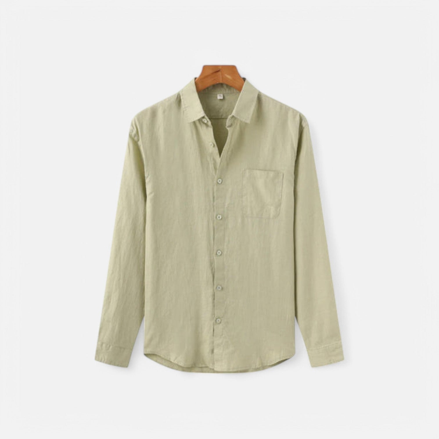 Pure Linen Long Sleeve Shirt for Men