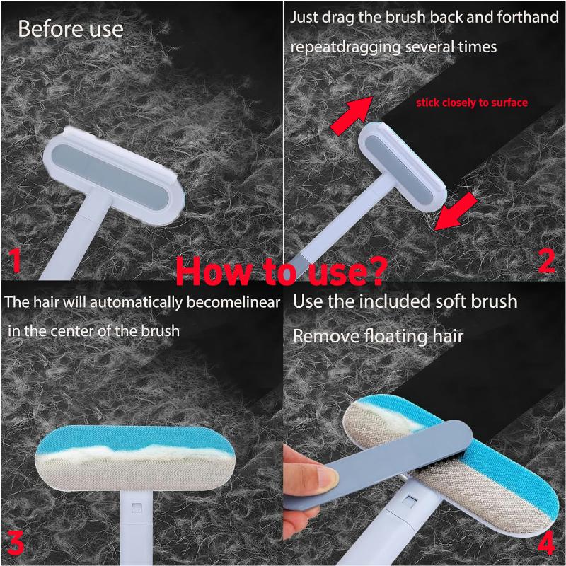 1+2 GRATIS | FurSweep® | Herbruikbare, zelfreinigende dierenhaarverwijderaar