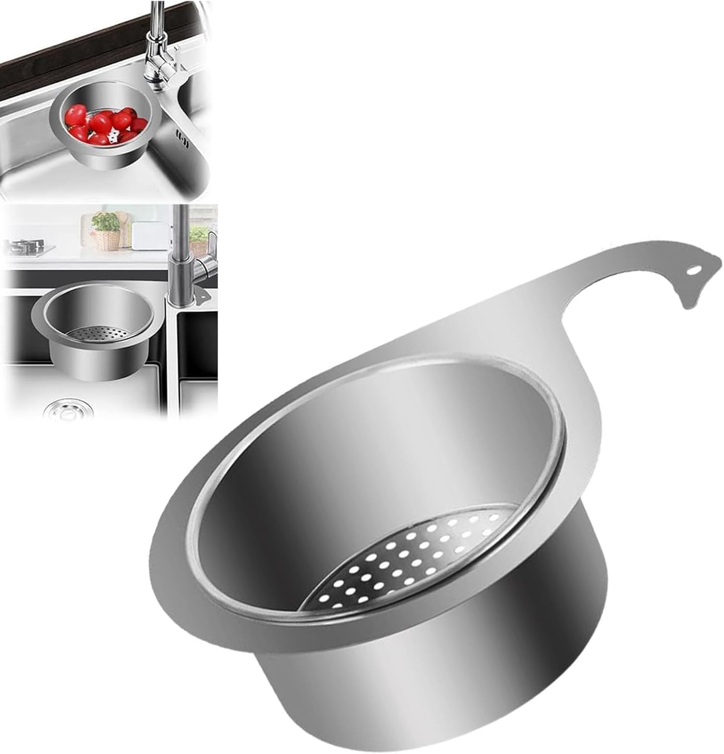 SinkMate™ | Abtropfgestell aus Edelstahl mit Haken für Ihr Spülbecken