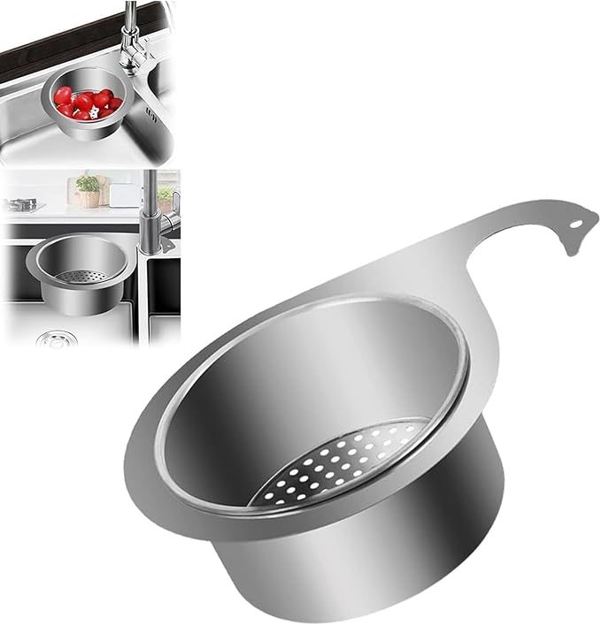 SinkMate™ | Abtropfgestell aus Edelstahl mit Haken für Ihr Spülbecken