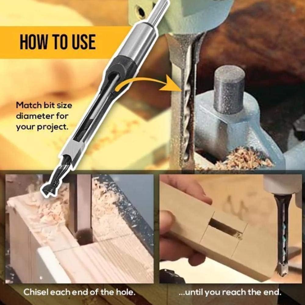 1+1 GRATIS | ChiselEase™ - Präzise quadratische Löcher in Sekunden bohren!