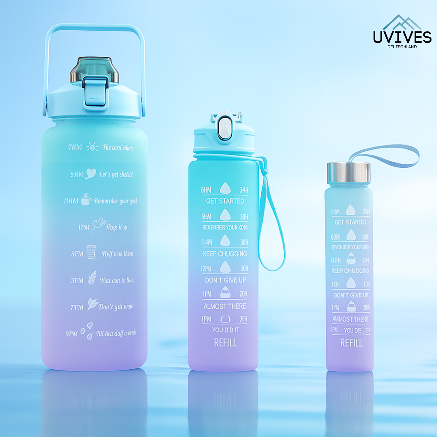 50% RABATT | HydraCue™ | Ihr täglicher Motivator zum Trinken (3er-Set)