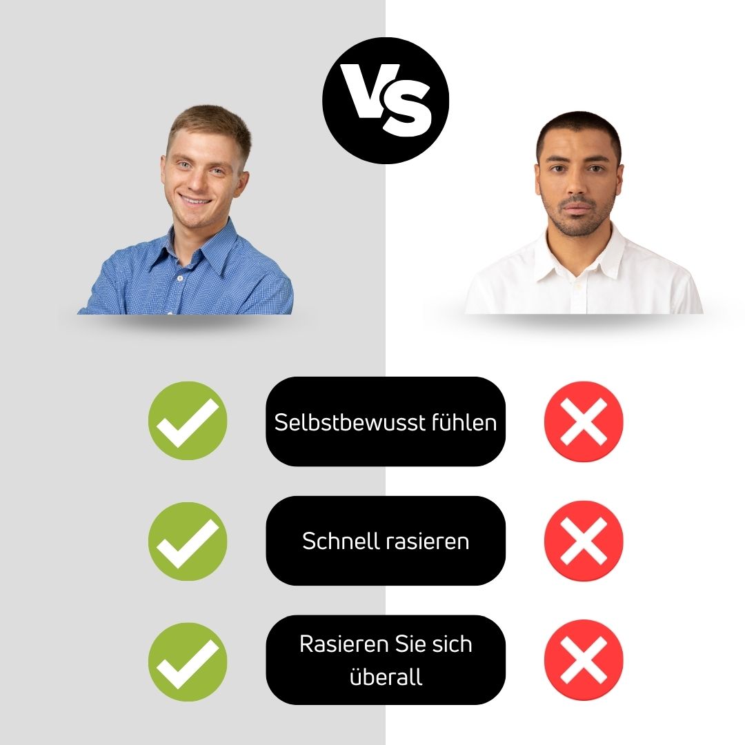 SmoothTrim™ Tragbarer Elektrorasierer
