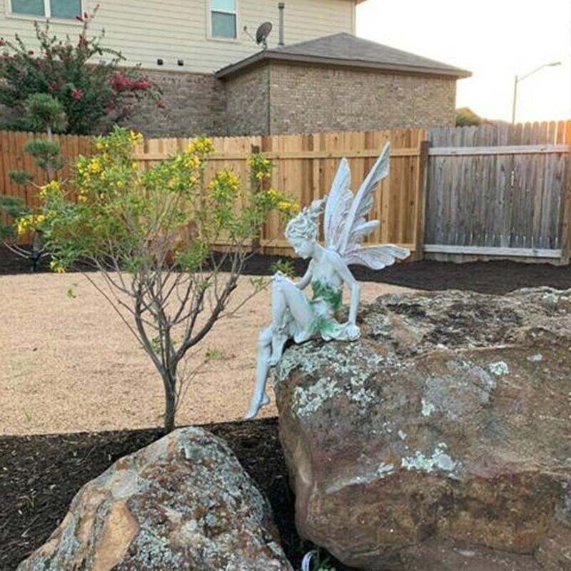 50% RABATT | Elvara™ | Sitzende Elf Skulptur