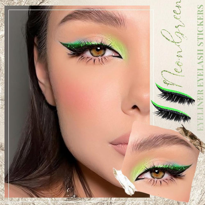 1+1 GRATIS | Twinkra™ | Wiederverwendbare Glitter Eyeliner Wimpernaufkleber