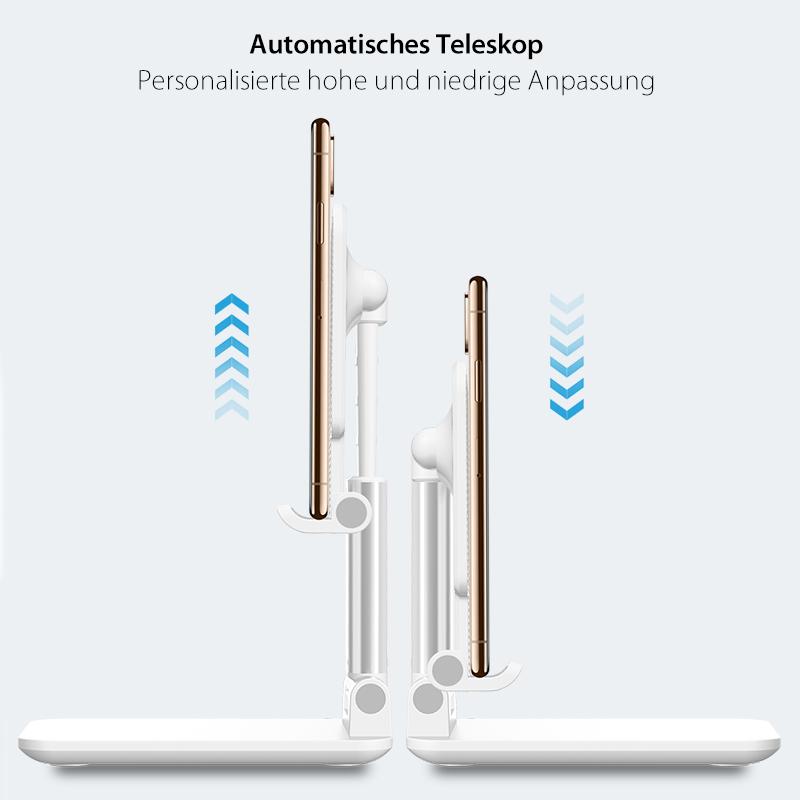 Foldiq™ | Faltbarer oder weipoliger Telefon Schreibtischhalter