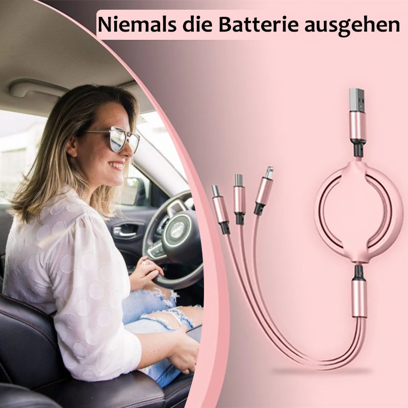 Telcharge™ | 3 in 1 Teleskopisches Ladekabel