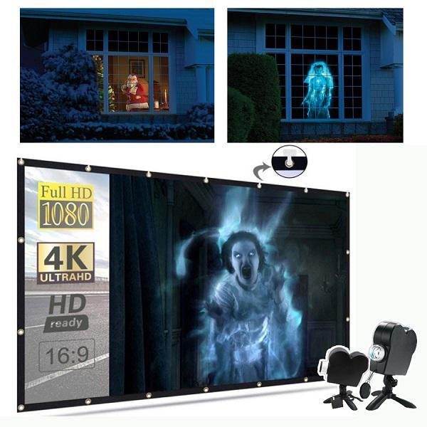 SpookVision® | NightCaster LED Projector – versatile Halloween & Christmas decorations