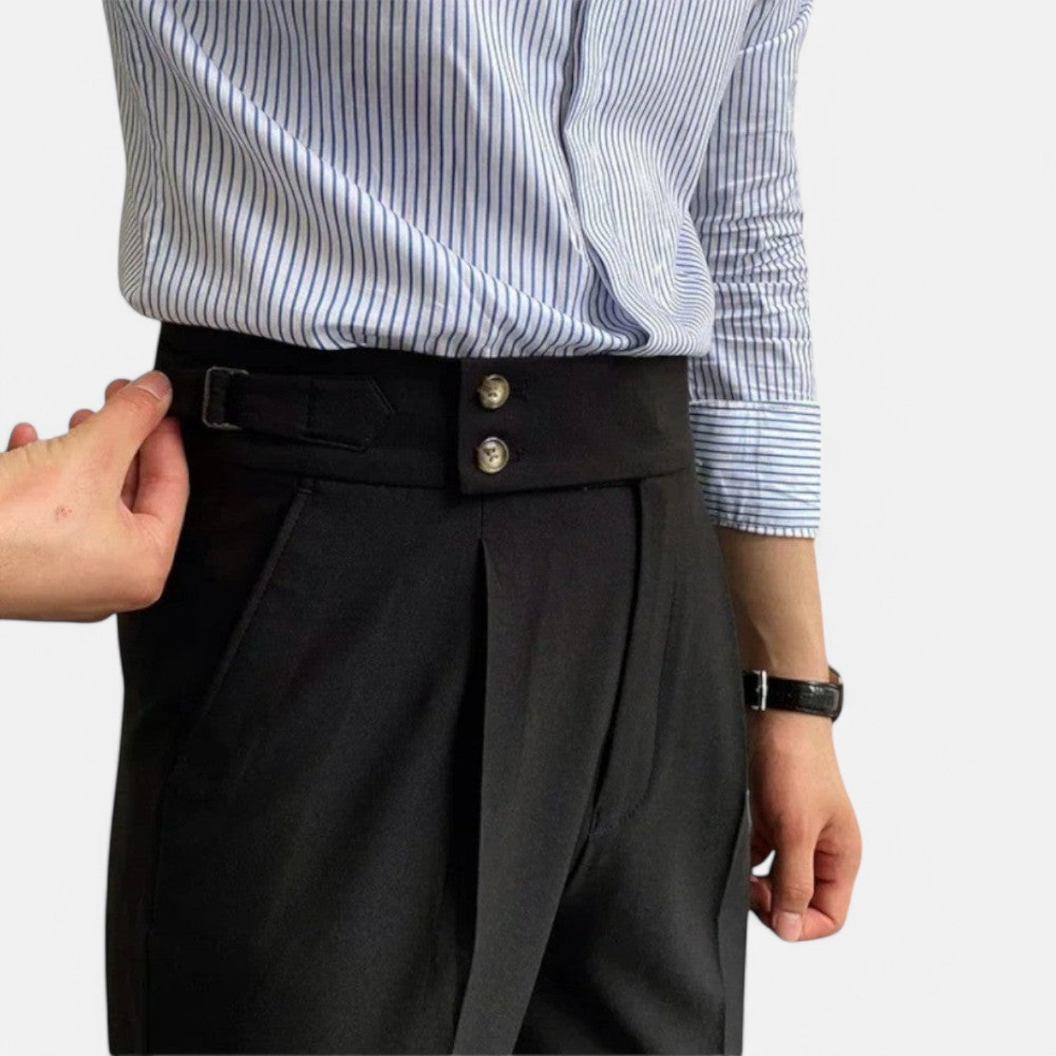 High-Waisted Pants for Men – Classic and Refined Cut