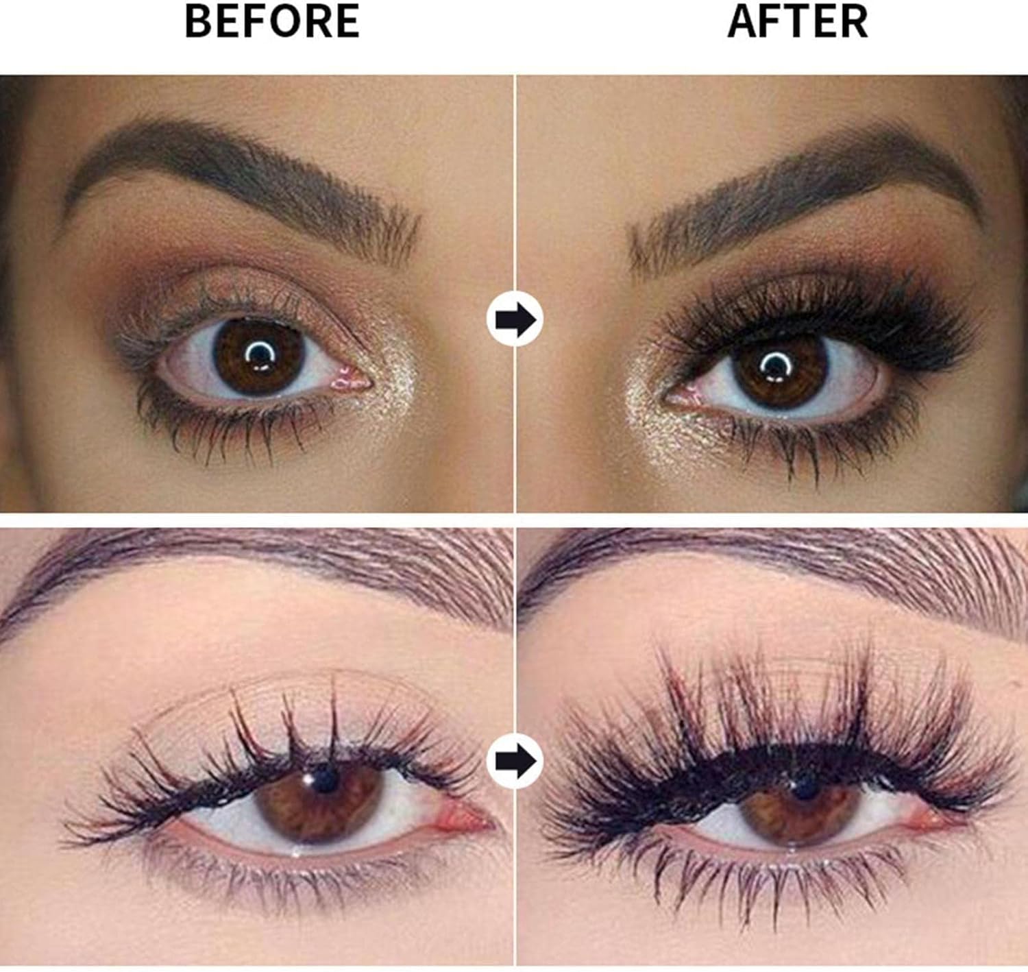 1+1 GRATIS | Brillash™ | Waterproof Mascara mit Volumenbürste