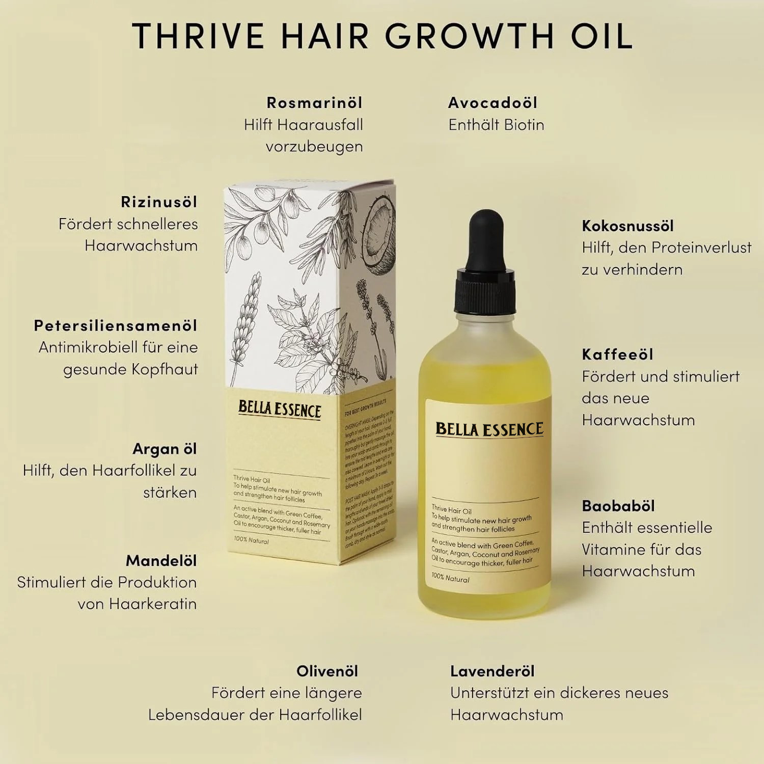 1+1 GRATIS | Bella™  - Natural Haar Öl