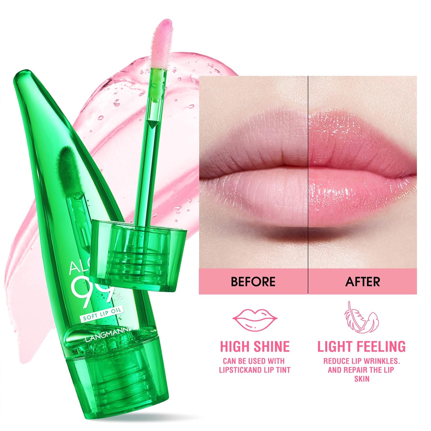 1+1 GRATIS | Juvalip™ | Lippenöl Chili & Aloe – Volumen & Pflege