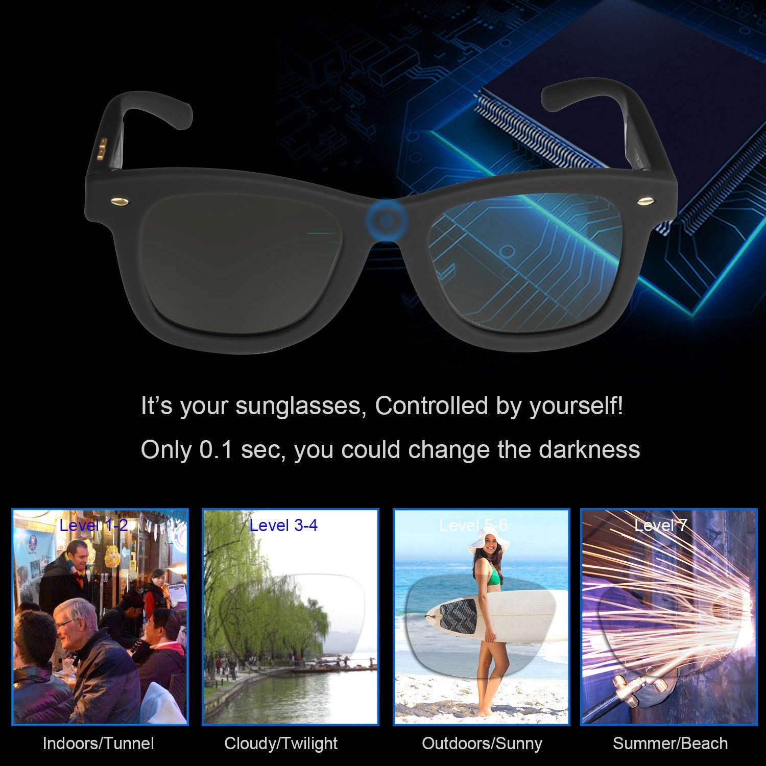 ND Sunglasses | Manuell einstellbar