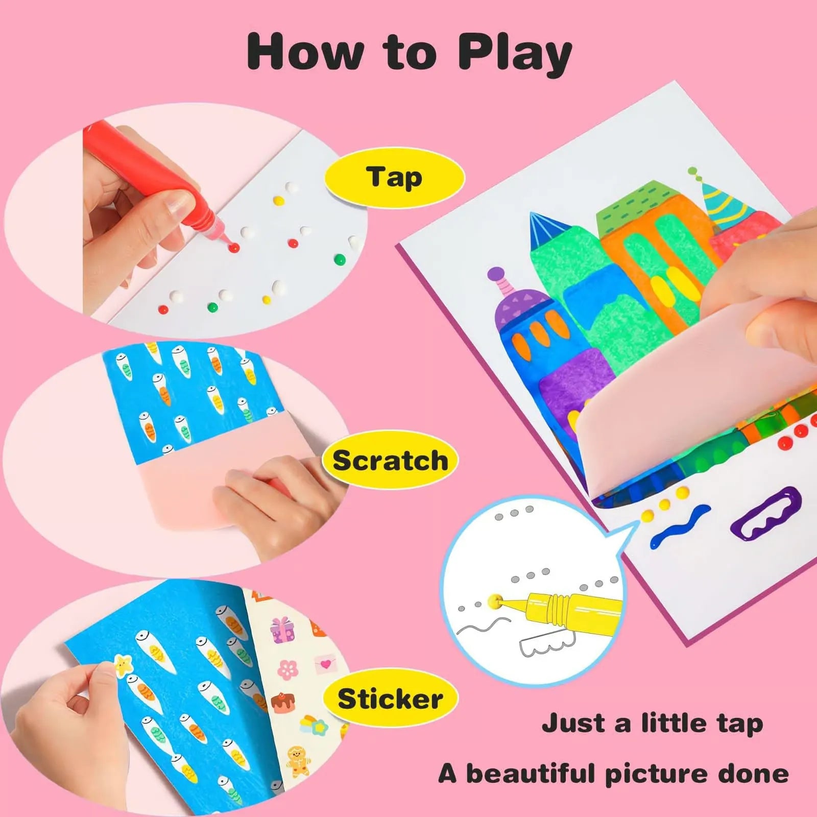 SwipeArt® – Kinder Kreativset ab 3 Jahren | Lernspaß & Malfreude garantiert