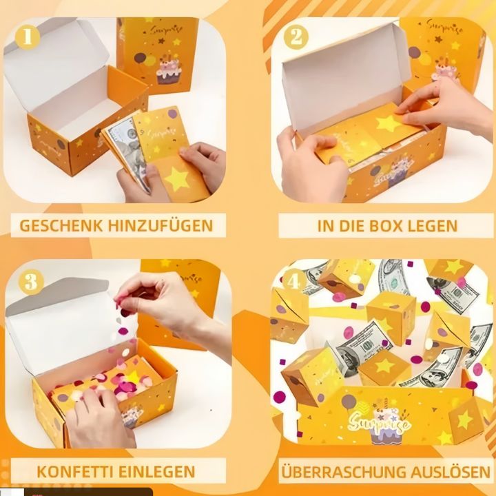 SurpriseJoy® | GiftVault Geschenkbox – ideal für Anlässe & Überraschungen
