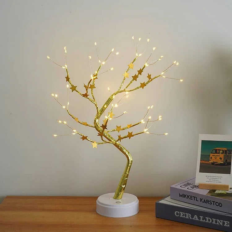FairyGlow® | Dekorationsbaum – Handgefertigter Baum mit Feenlicht-Effekt