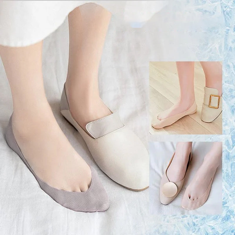 FrostStep™ | Atmungsaktive Eis-Seiden-Socken