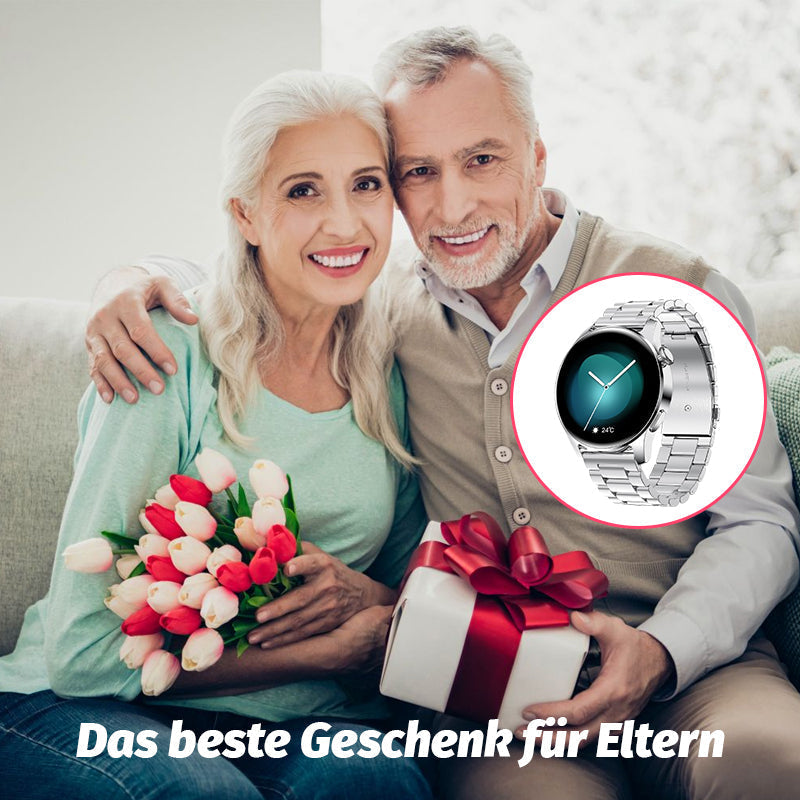 Fitnova™ | Sportuhr mit Herz & Blutzucker-Messung, Bluetooth