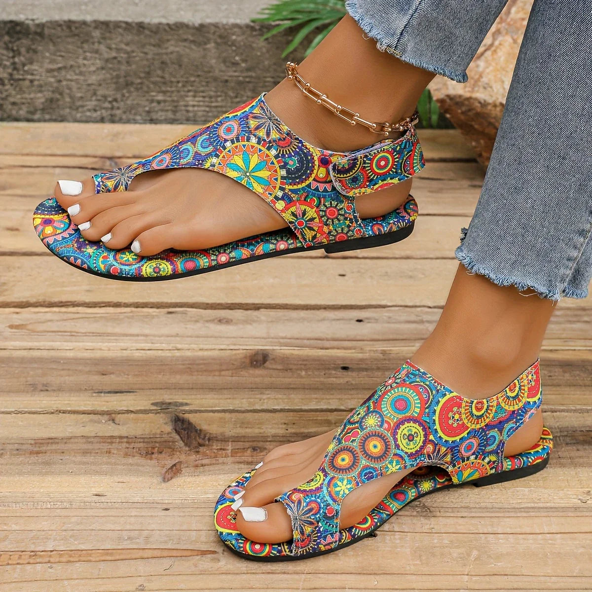 Riley™ | Vintage böhmische Sandalen
