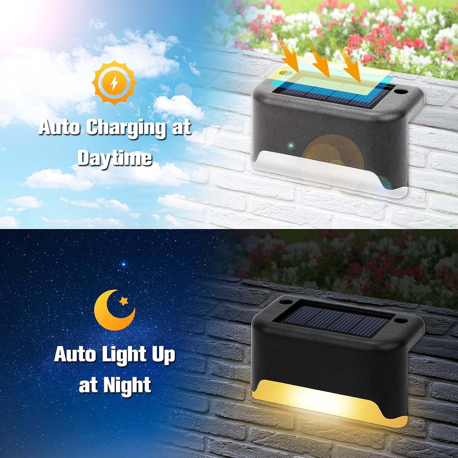 2+2 Gratis | TerraGlow®| Solar-Bewegungsmelderleuchten