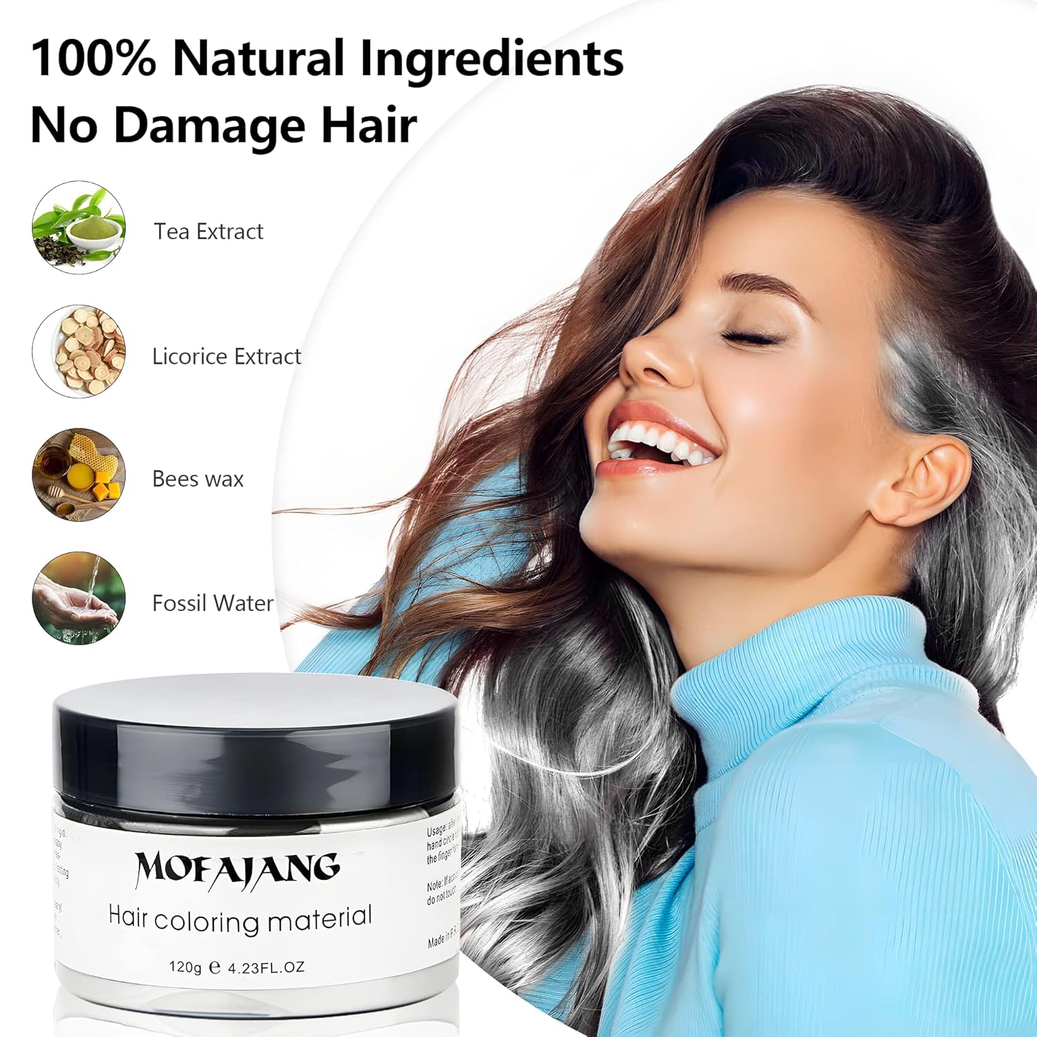 1+1 GRATIS | HairGlow™ - Lebendige Farben, kein Schaden, endloser Stil!