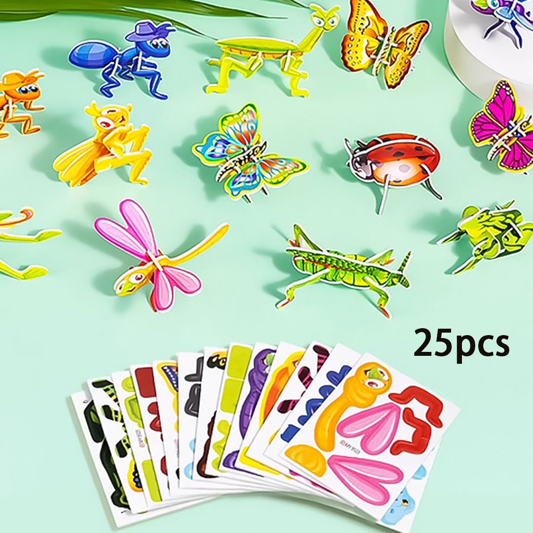 15+10 GRATIS | EduCraft® | 3DPlay Bildungs-3D-Puzzle – Spaß & Lernen kombiniert