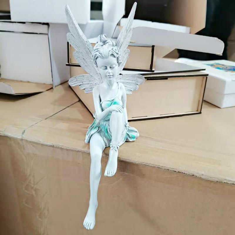 50% RABATT | Elvara™ | Sitzende Elf Skulptur