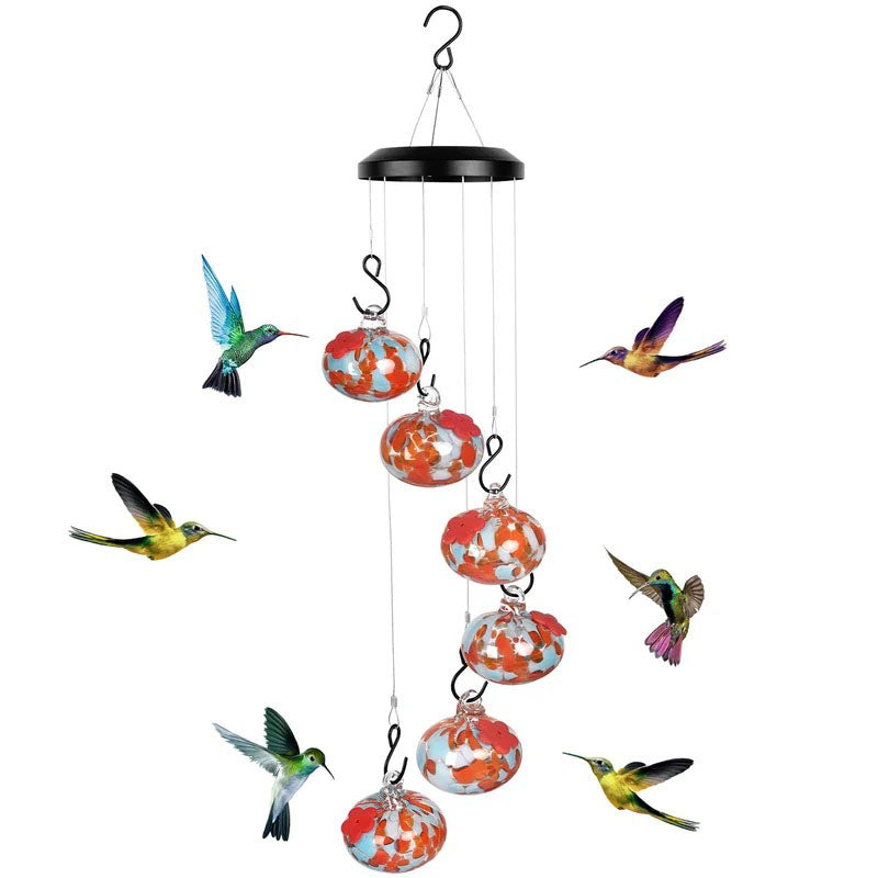 ChimeFeeder™ - Charmante Windspiele Kolibri-Futterspender