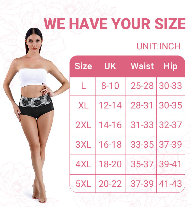 InvisibleWear™ | High Waist Tummy Control Auslaufsicheres Höschen