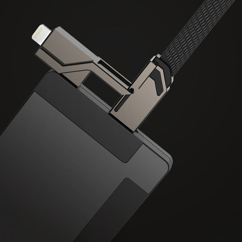 Quadra™ | 4-in-1 geflochtenes Anti-Tangle-Ladekabel