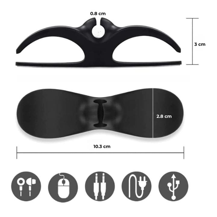 5+5 Gratis | Selbstklebender kabel-organizer