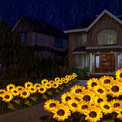 SunflowerGlow® | Sonnenblumen-Solarlicht – einfache Installation, stimmungsvolles Licht