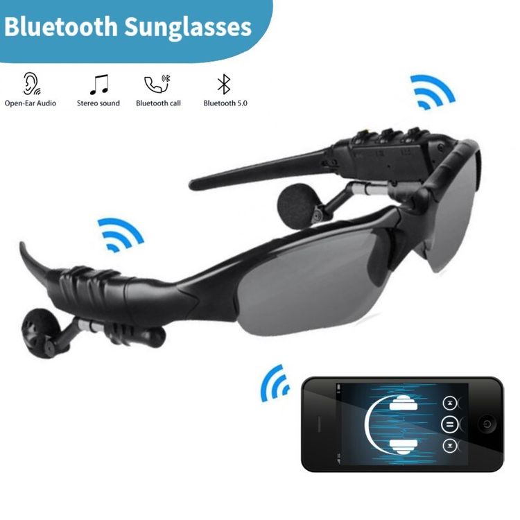 50% RABATT | SoundVision™ | Kabellose Sportbrille mit Bluetooth & Polarisation