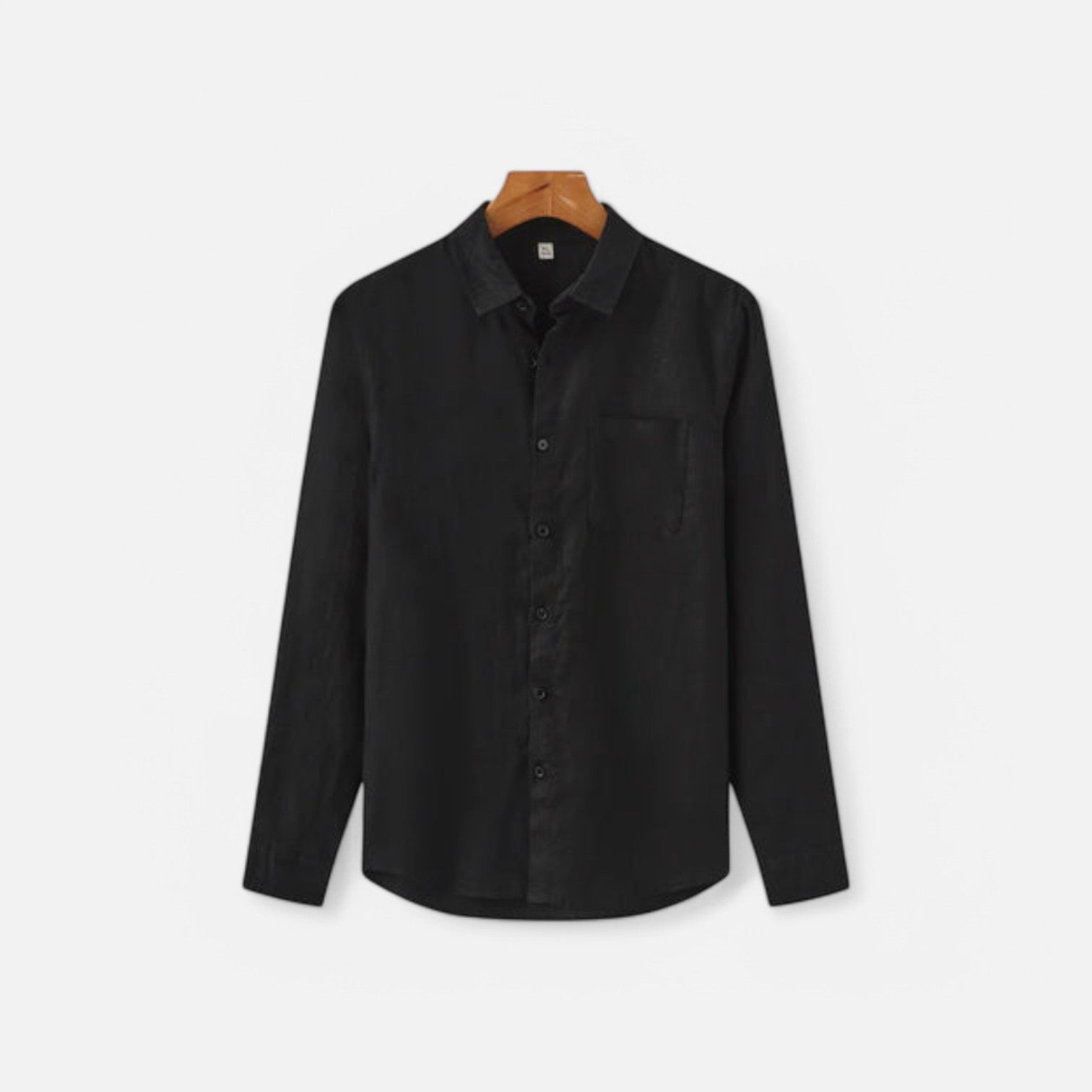 Pure Linen Long Sleeve Shirt for Men
