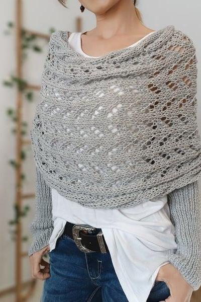 Zenina® | Doppelten Ärmeln Shawl Schal