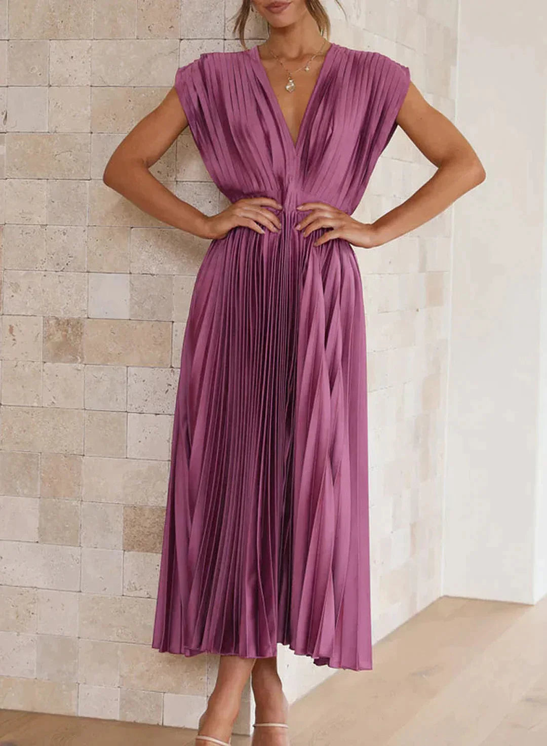 50% RABATT | Stylora™ | Ärmelloses Maxikleid für Frauen