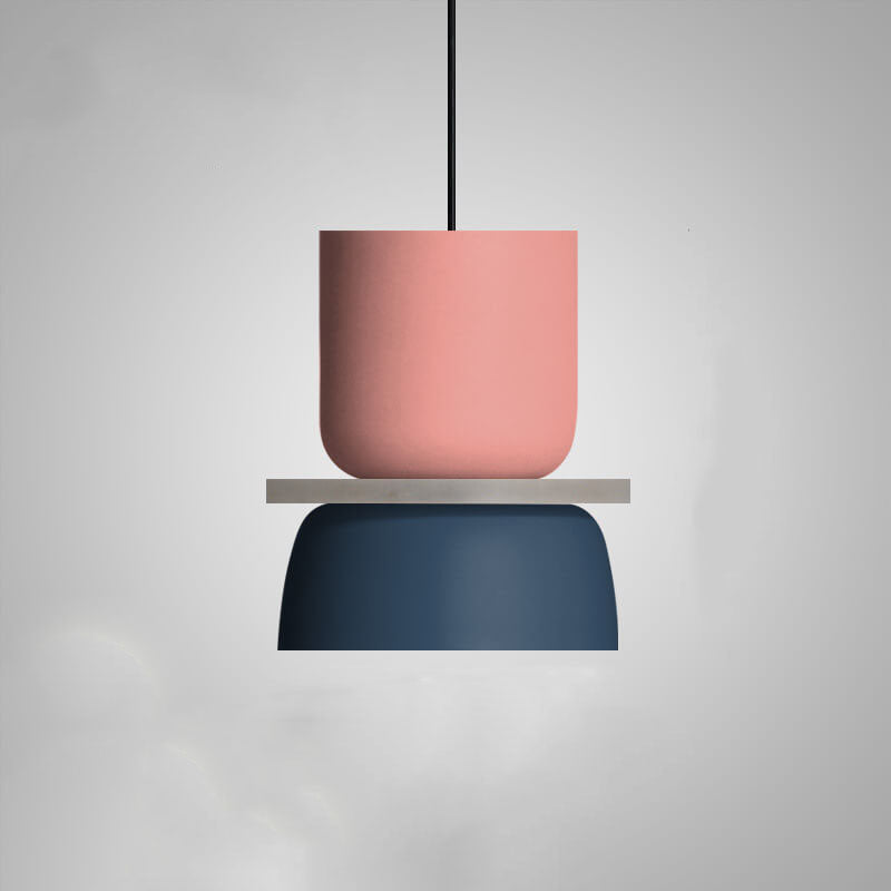 50% RABATT | LumoPop™ | Colorful Macaron 1-Light LED-Pendelleuchte