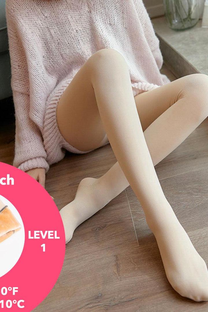 Clara™ Wärmetechnologie Transluzente Superstretch-Tights Leggings