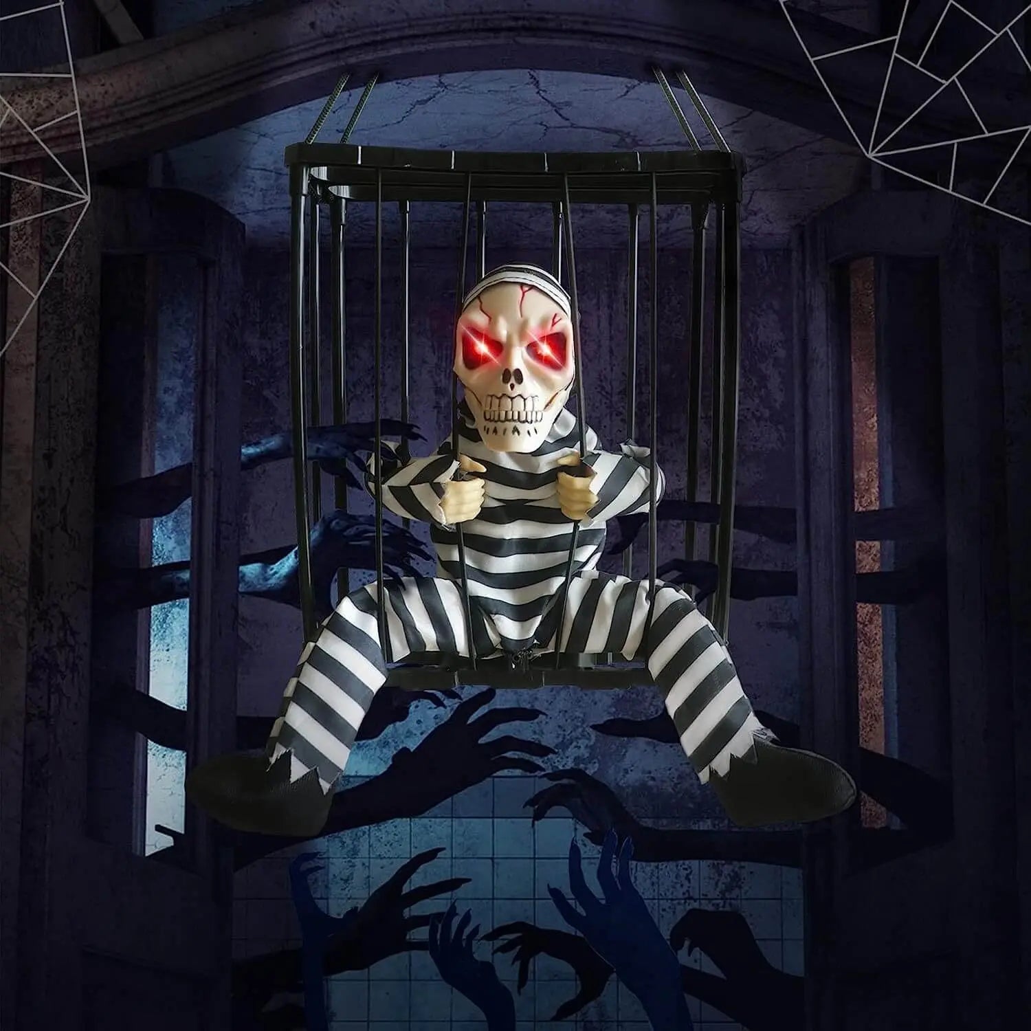 CaptiveGhoul® Bewegtes Gefangenen-Skelett